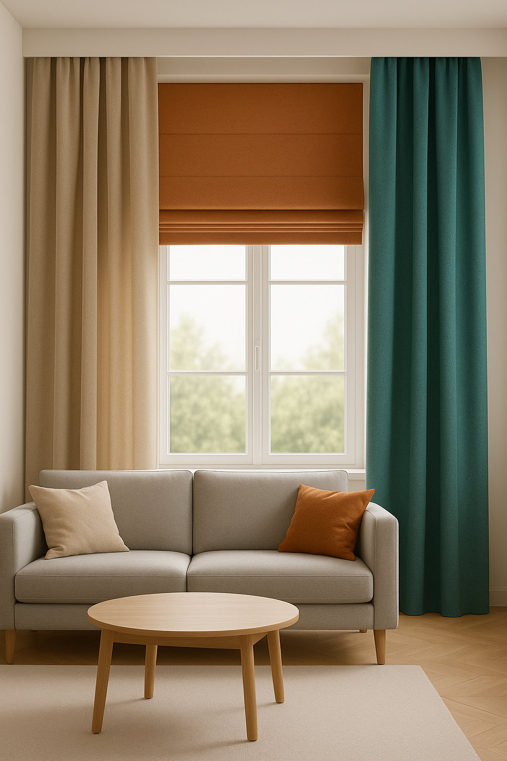 Autumn_Harmony_3_inch_Pencil_Pleat_Curtains_Sitting_Room